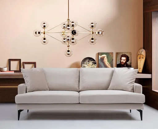 Canapea 3 locuri, Atelier del Sofa, 560ARE1310, Bej