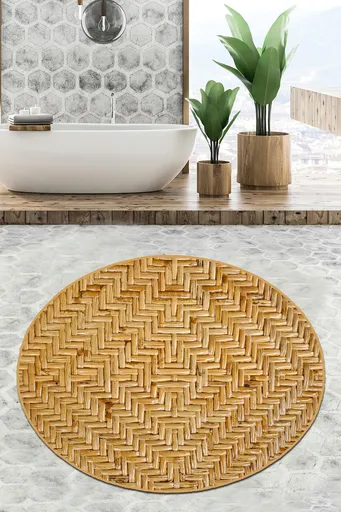 Covoras de baie, L'essentiel Maison, Tetris Djt (140 cm), Multicolor