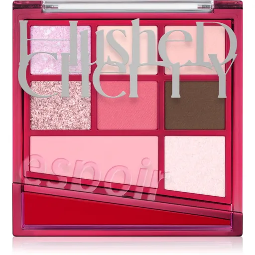 espoir Real Eye Palette All New paletă cu farduri de ochi pentru look perfect culoare Hushed Cherry 94 g