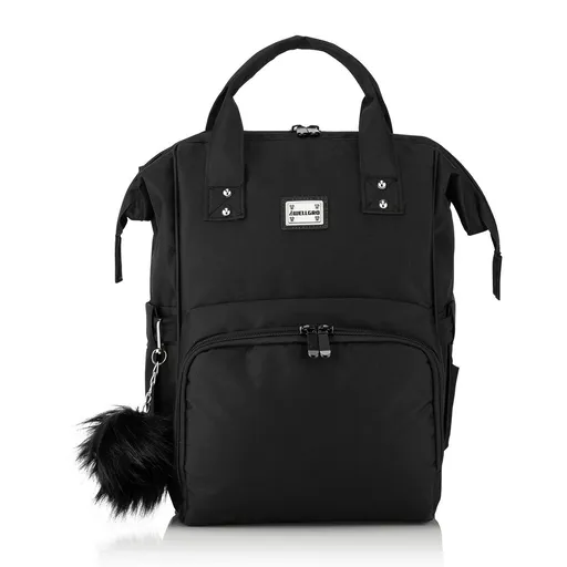 Ghiozdan multifunctional pentru mamici, Wallxpert, Anne Bebek, Negru