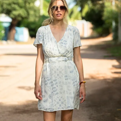 Rochie cu imprimeu bandana