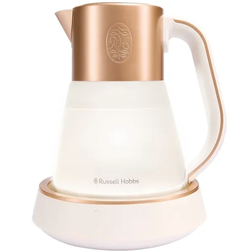 Cana electrica Russell Hobbs Calm 27450-70, 2400W, 1,7 l, 40-100°C, Fierbere silentioasa, Butoane tactile, Alerte sonore, 6 culori schimbatoare, Prote