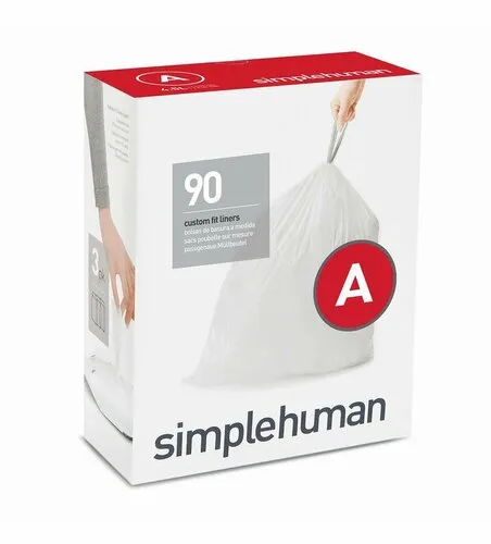 Simplehuman Saci pentru coșul de gunoi A 4,5 l, 90 buc., 60 buc.