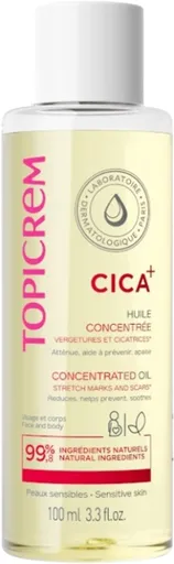 Topicrem Ulei concentrat pentru vergeturi și cicatrici CICA+ (Concentrated Oil for Stretch Marks and Scars) 100 ml