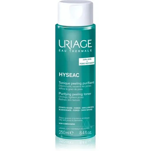 Uriage Hyseac Purifying Peeling Toner tonic reglator al sebumului ce minimizeaza porii Cu AHA Acizi 250 ml