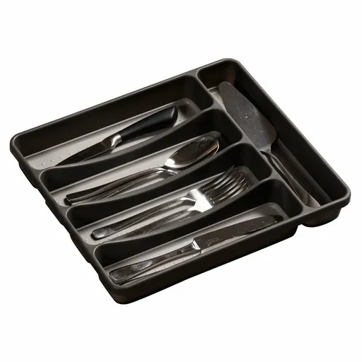 Organizator Kesper 30091 din plastic 5 comp., gri, 32,3 x 29,5 x 4,5 cm