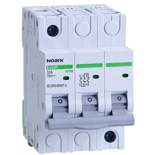 Separator de sarcina pentru fotovoltaice Ex9IP 3P 63A DC Noark 101761