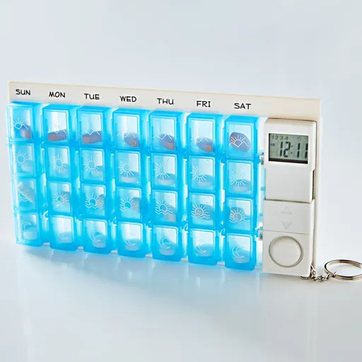 Planificator de medicație cu alarmă