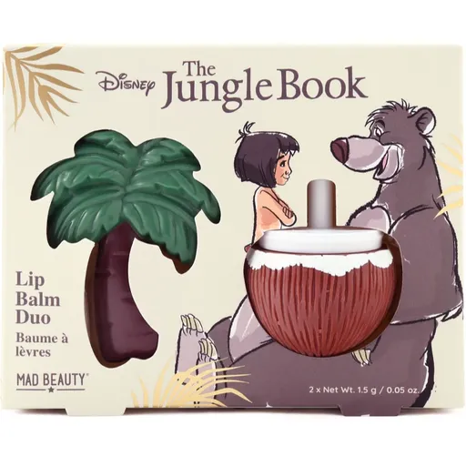 Mad Beauty The Jungle Book Lip Balm Duo balsam de buze 2x1.5 g