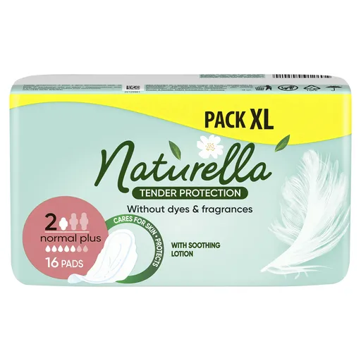 Naturella Absorbante igienice pentru femei Normal Plus Tender Protection 16 bucăți