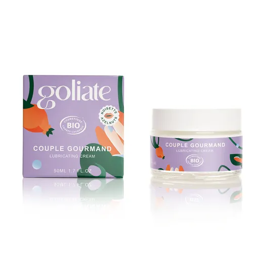 Goliate Cremă comestibilă de masaj și lubrifiere 2in1 BIO Coconut (Lubricating Cream) 50 ml