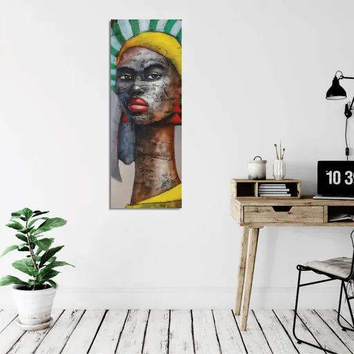 Tablou decorativ, PC329, Canvas imprimat, Multicolor