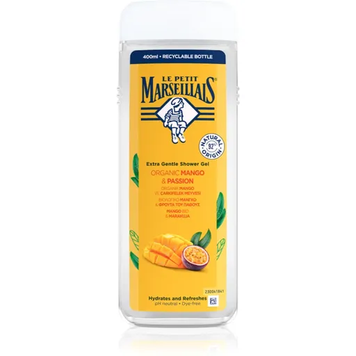Le Petit Marseillais Mango Bio & Passion Fruit gel de duș mătăsos 400 ml