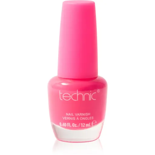 Technic Cosmetics Nail Varnish lac de unghii cu uscare rapida culoare Flamingo 12 ml