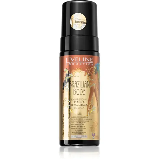 Eveline Cosmetics Brazilian Body spumă autobronzantă pentru un bronz rapid 150 ml