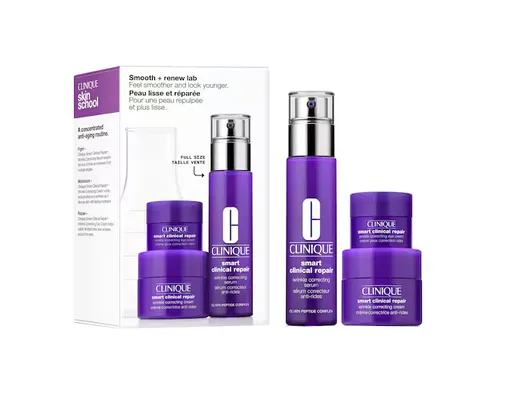 Clinique Set cadou pentru îngrijirea pielii Smooth & Renew Lab Skincare Set
