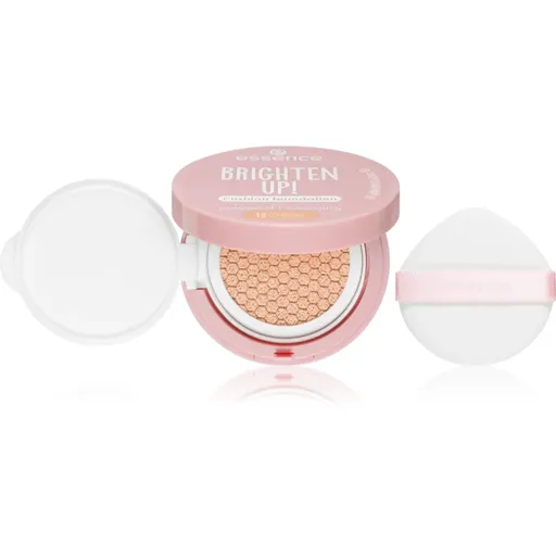 essence BRIGHTEN UP! Cushion Foundation burete cu machiaj matifiant culoare 12 Creme 12 g