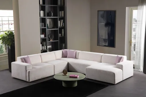 Coltar, Atelier del Sofa, 560ARE5237, Cadru: LEMN/PAL, Alb