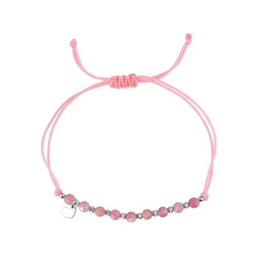 Evolution Group - Pavona Brățară textilă roz cu turmalină 13059.3