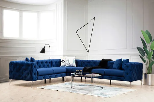 Coltar, Atelier del Sofa, 569HLN1317, Albastru navy