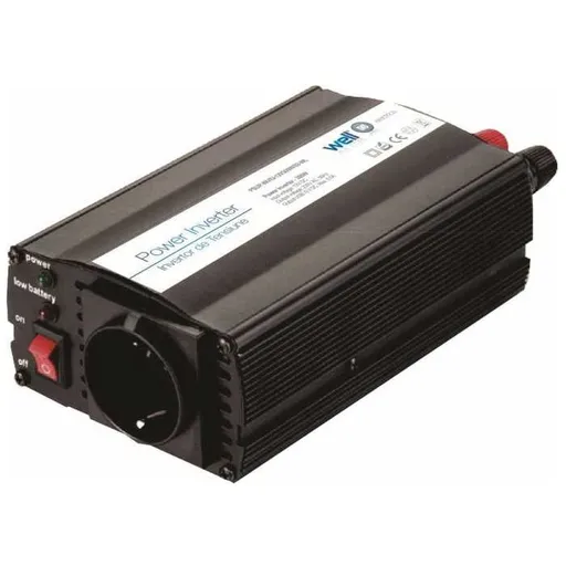 Invertor de tensiune 12V - 220V, USB, 300W, Well PSUP-INV/U-12V300W/02-WL