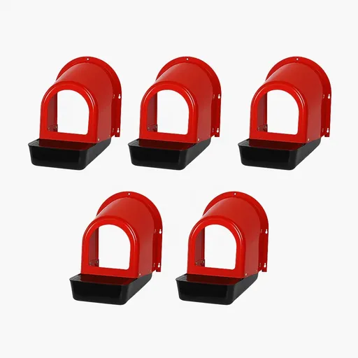 Cuibar pentru pasari NG-01 rosu - set 5 bucati