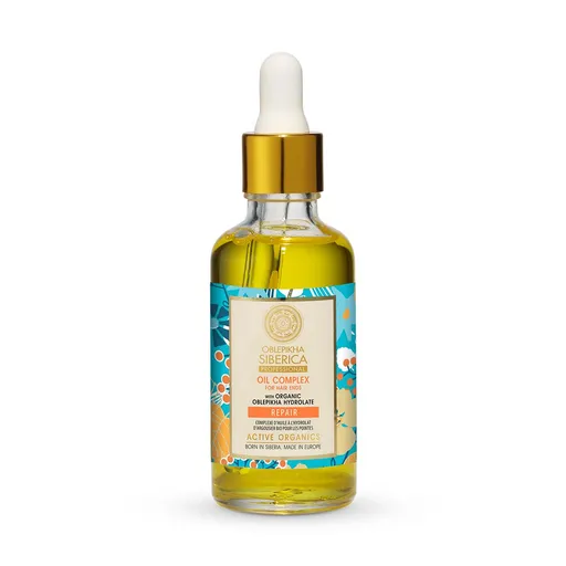 Natura Siberica Complex de ulei de cătină pentru capetele părului Oblepikha (Oil Complex For Hair Ends) 50 ml
