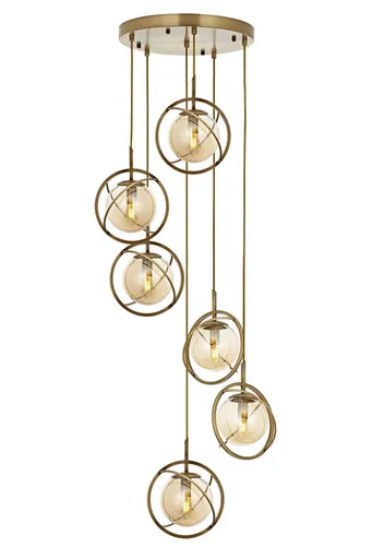 Lustra, Opviq, 301AUR1254, Metal, Vintage