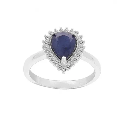 Brilio Silver Inel de lux din argint cu safir R-FS-5627S 54 mm