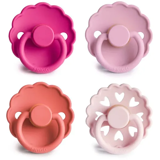 FRIGG 4 Pack Edition Size 2:6-18 months suzetă Rosy Romance 4 buc