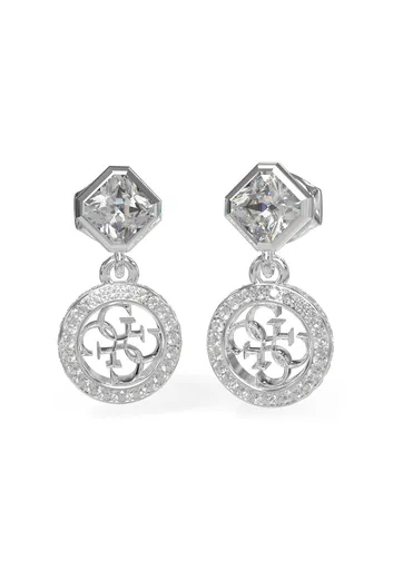 Guess Cercei din oțel cu pandantive 4G Crush JUBE04154JWRHT/U