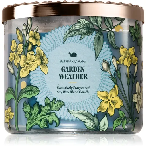Bath & Body Works Garden Weather lumânare parfumată 411 g
