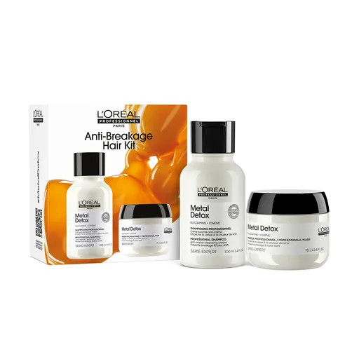 L'Oréal Professionnel Set cadou pentru îngrijirea părului Metal Detox Mini Duo Kit