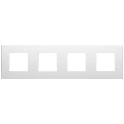 Rama ornament 2+2+2+2 posturi Gewiss Dahlia GW35904AW