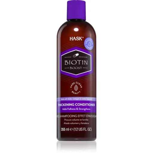 HASK Biotin Boost balsam pentru indreptare pentru păr cu volum 355 ml