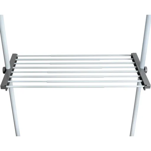 Wenko Raftă telescopică din sârmă Herkules, 73–120 cm, albă, alb