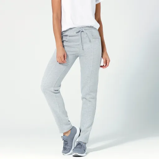 Pantaloni lungi Molton de culoare solidă