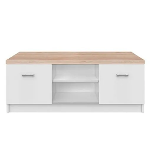 Măsuță TV TOPTY 2D tip 15, albă, alb