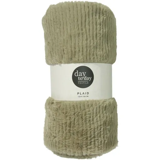 Pătură Stripy gri-verde, 150 x 120 cm, gri