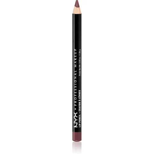 NYX Professional Makeup Slim Lip Pencil creion de buze cu trasare precisă culoare 809 Mahogany 1 g