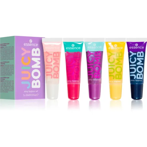 essence Juicy Bomb set cadou de buze Sweet & Glossy!