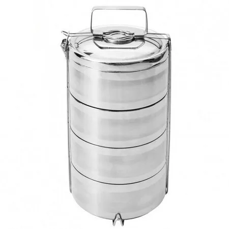 Recipient termoizolant pentru alimente Orion,  4 nivele, 4 etaje