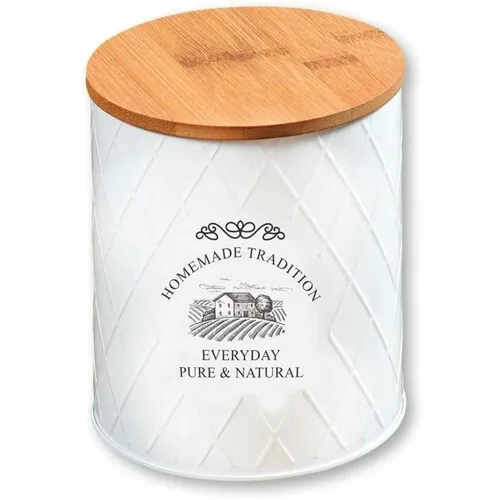 Recipient de depozitare Kesper 38257, alb, diam. 11 cm