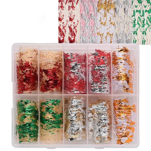 Folie de Transfer 3D Effect, set 10 buc