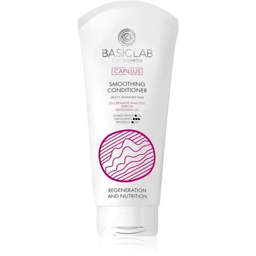 BasicLab Dermocosmetics Capillus balsam cu efect de netezire pentru par indisciplinat 100 ml