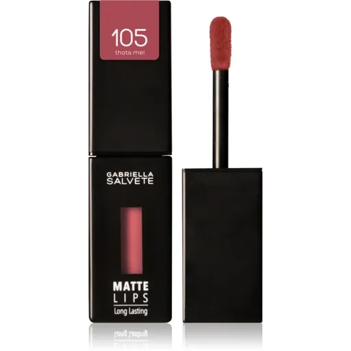Gabriella Salvete Matte Lips Ruj de buze lichid, de lunga durata cu efect matifiant culoare 105 That's Me! 4,5 ml