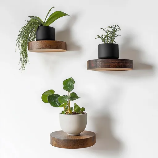 Raft de perete, Hanah Home, Raf283, Lemn