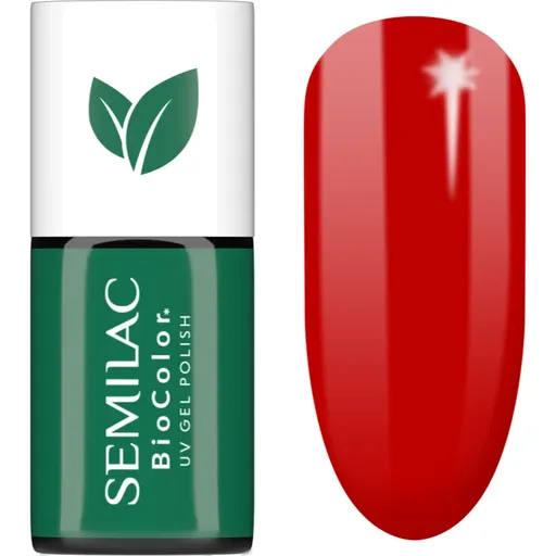 Semilac UV Hybrid BioColor unghii cu gel folosind UV / lampă cu LED culoare 719 Red Cranberries 7 ml