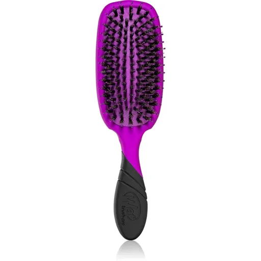 Wet Brush Pro Shine Enhancer perie pentru netezirea parului Purple 1 buc