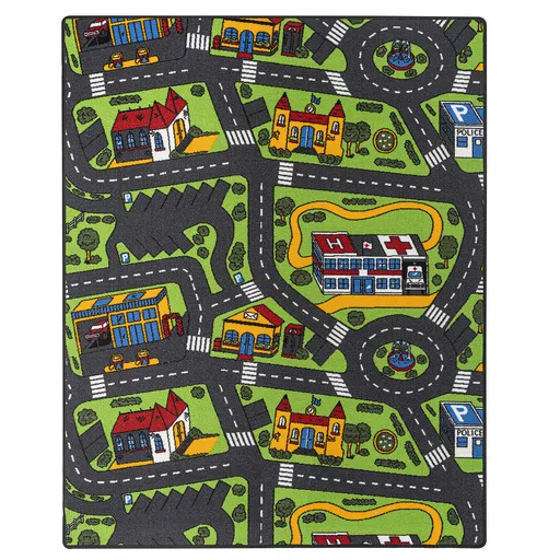 Covor pentru copii City life, 133 x 165 cm